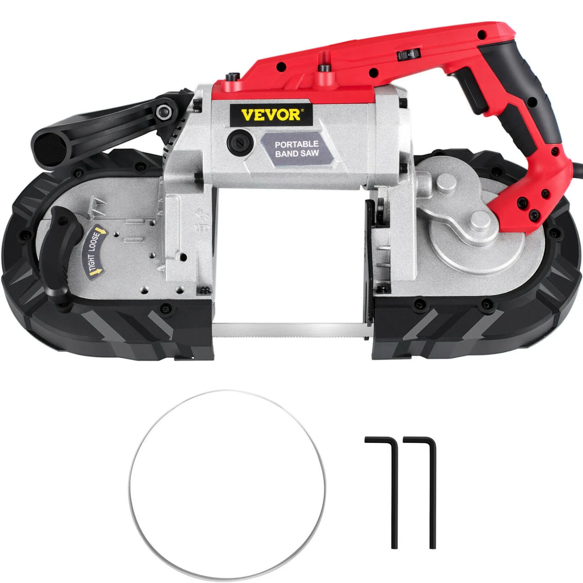 Sierra de Cinta Portátil VEVOR 5" 1100W