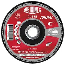 DISCO DE CORTE AUSTROMEX PARA METAL Y ACER INOX - 1 PZA