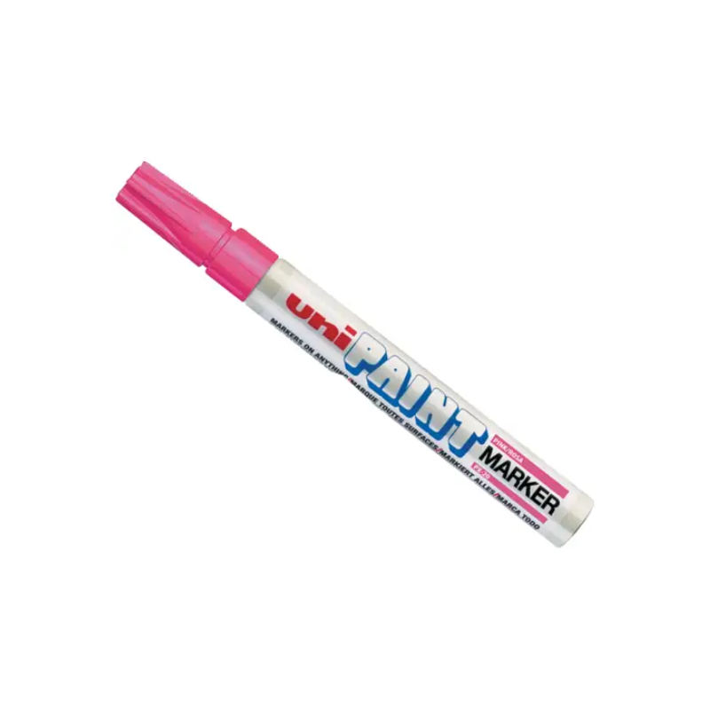 MARCADOR PERMANENTE UNIPX PX‑20 ROSA - 1 PIEZA