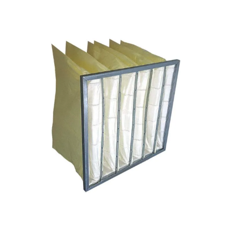 FILTRO PARA AIRE MERV 15, MEDIDAS: 24" X 24" X 26" CON 6 BOLSAS ESTÁNDAR, MARCO GALVANIZADO