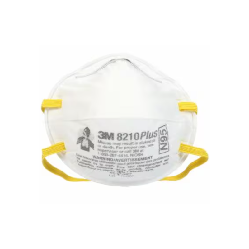 RESPIRADOR DESECHABLE 3M 8210 N95 ALTO RENDIMIENTO - 20 PIEZAS