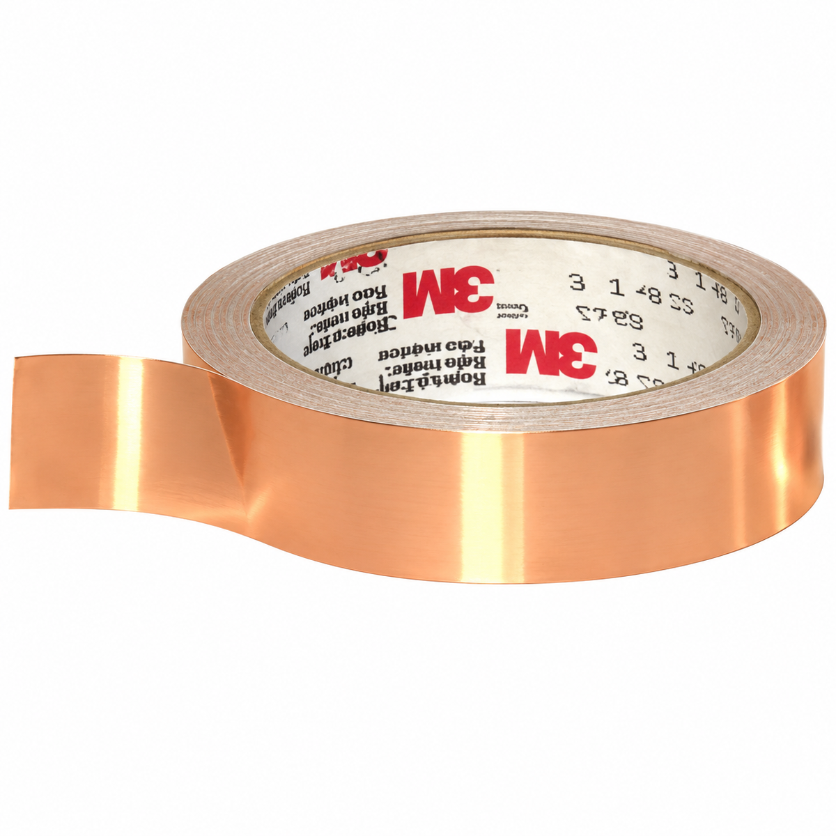 Cinta Conductiva de Cobre 3M 1181 6.35 mm x 16.5 m - 1 Pieza