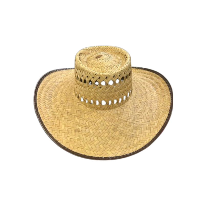 SOMBRERO GALLERO DE PALMA ECONÓMICO - 1 PIEZA