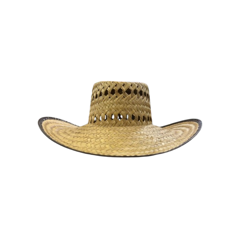 SOMBRERO GALLERO DE PALMA ECONÓMICO - 1 PIEZA