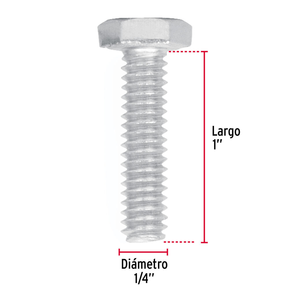 TORNILLO 1/4 X 1 STD
