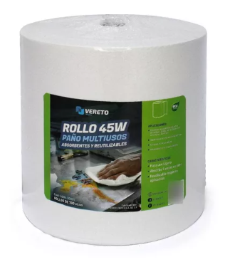 ROLLO PAÑO MULTIUSOS VERETO 45W – 700 HOJAS
