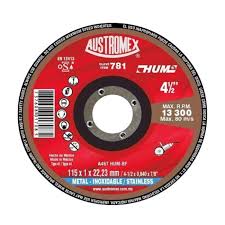DISCO DE CORTE AUSTROMEX 4-1/2" PARA METAL Y ACERO INOX - 1 PZA
