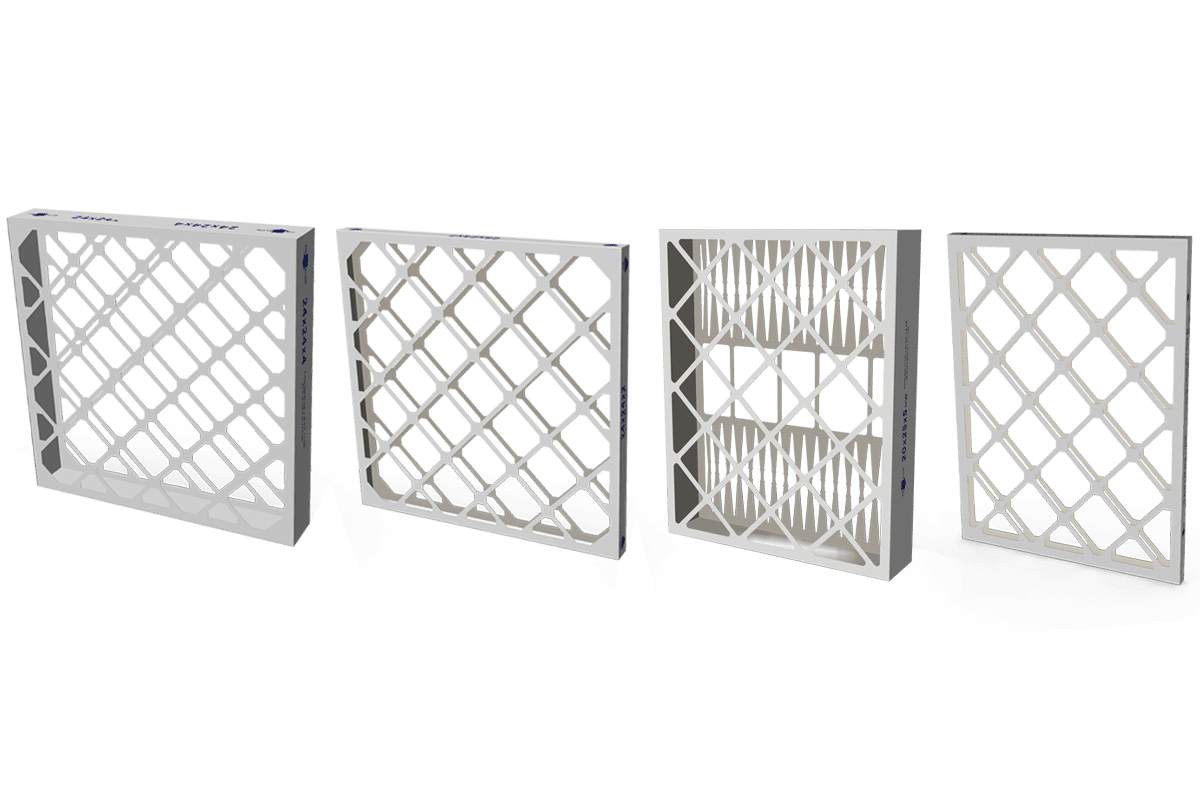 PLEAT FRAME 16X16X1 TOP