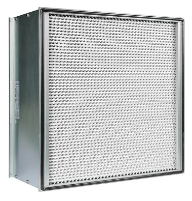 FILTRO PARA AIRE HEPA MERV 18, MEDIDAS: 24X24X12" MARCO GALVANIZADO