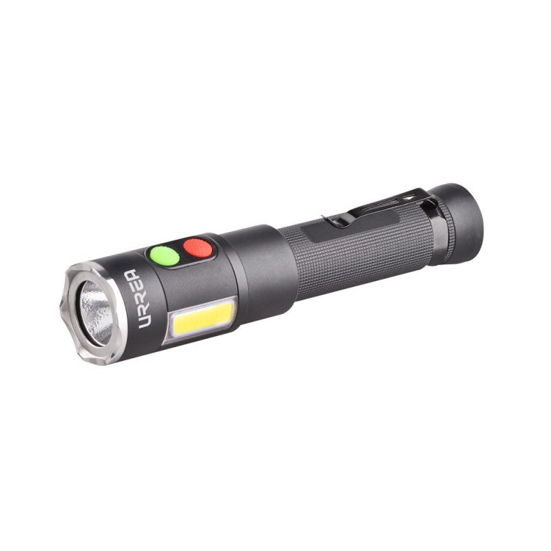 LINTERNA RECARGABLE URREA 600 LÚMENES CON ALARMA LRU6A - 1 PIEZA