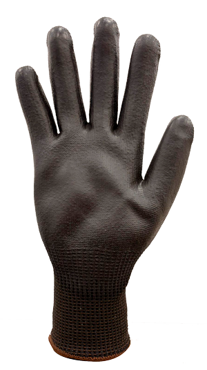 GUANTES DE POLIÉSTER CON RECUBRIMIENTO DE POLIURETANO PUG‑10 - 1 PAR