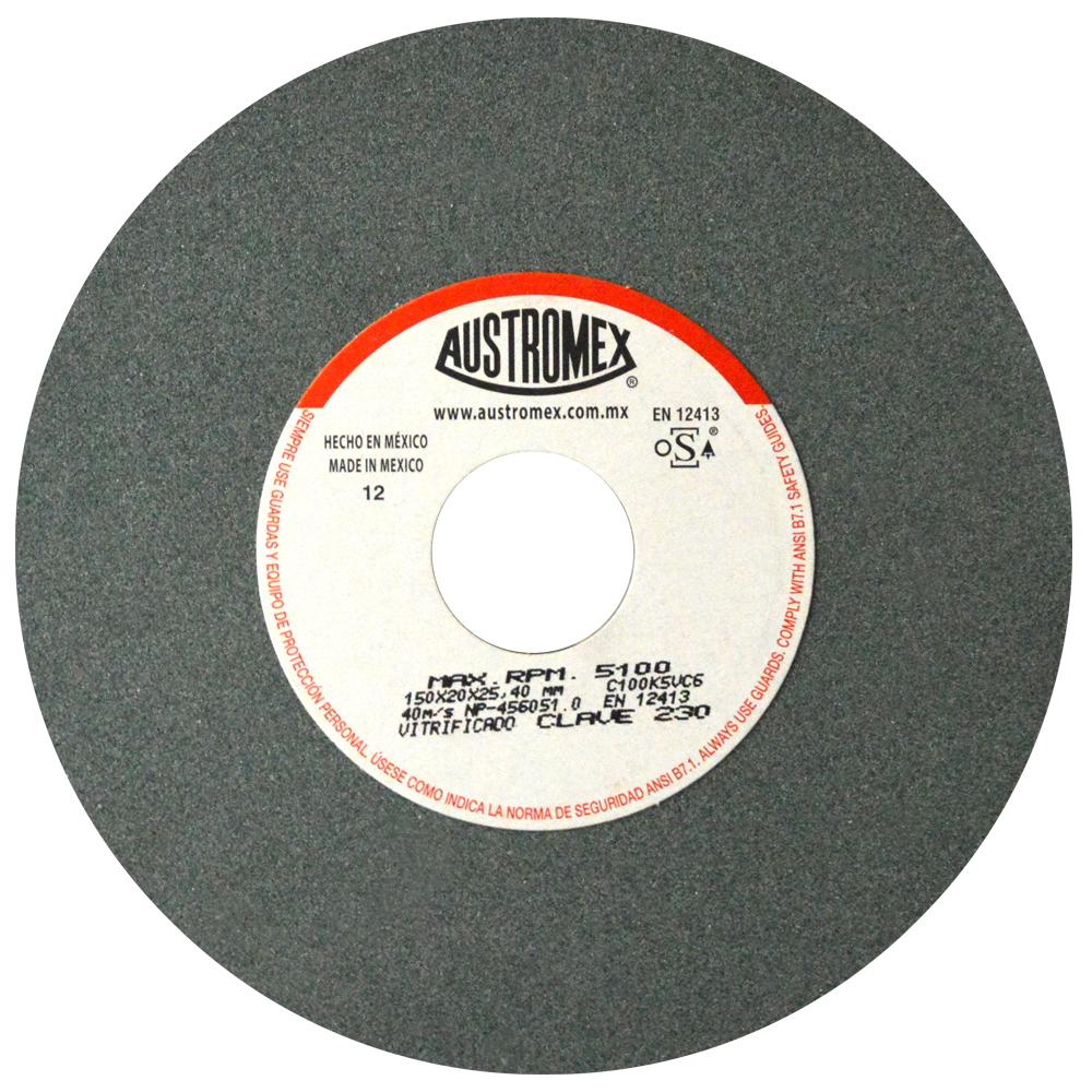 RUEDA ESMERIL VERDE 6X3/4X1 G100 TENAZIT