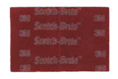 ALMOHADILLA MARRON FINA SCOTCH BRITE 3M 7447, 6" X 9" - 20 PIEZAS