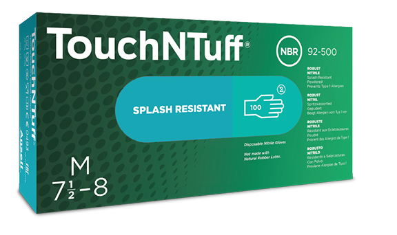 TOUCHNTUFF 92500 SIZE S (6.5-7.0) - ANSELL - 1 CAJA CON 100 PIEZAS